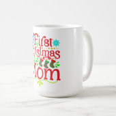 私の初めてのクリスマスは母 コーヒーマグカップ (正面右)