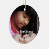 私の初めてのクリスマスは セラミックオーナメント (右)