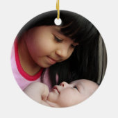 私の初めてのクリスマスは セラミックオーナメント (裏面)