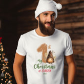 私の初めてのクリスマスはMommy Waterカラーレトロ Tシャツ