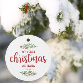 私の初めてのクリスマスはNana Greenery オーナメント