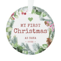 私の初めてのクリスマスはNana Winter Greenery