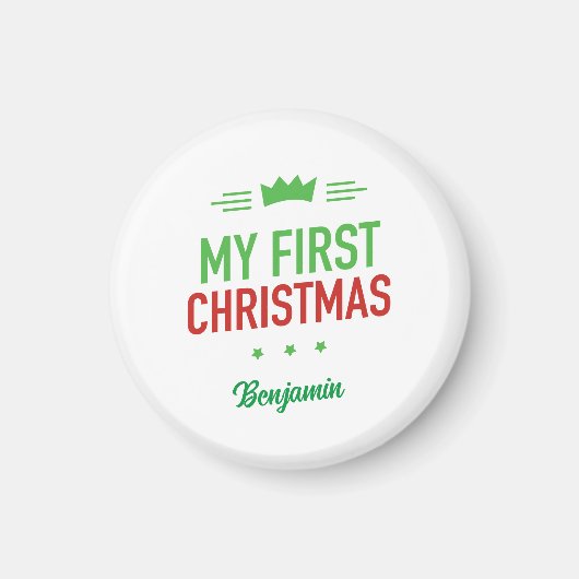 私の初めてのクリスマスマグネット マグネット (正面)