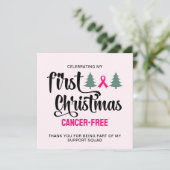 私の初めてのクリスマス乳がん無料 シーズンカード (スタンド正面)
