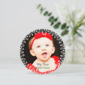 私の初めてのクリスマス写真カード シーズンカード (スタンド正面)