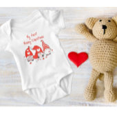 私の初めてのクリスマス3かわいい格言 ベビーボディスーツ