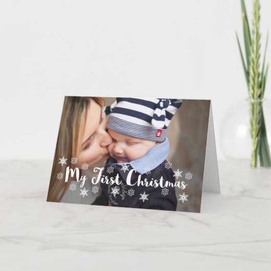 私の初めてのクリスマス シーズンカード (正面)