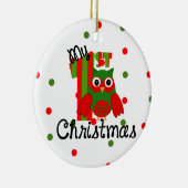 私の初めてのクリスマス セラミックオーナメント (右)