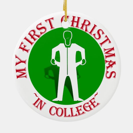 私の初めてのクリスマス セラミックオーナメント (裏面)
