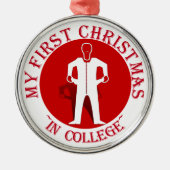 私の初めてのクリスマス メタルオーナメント (正面)