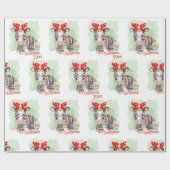 私の初めてのクリスマス ラッピングペーパー (フラット)