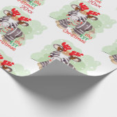 私の初めてのクリスマス ラッピングペーパー (角)