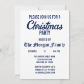 「私の初めてのクリスマス」 招待状 (裏面)