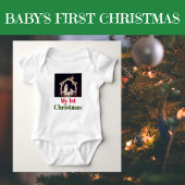 私の初めてのクリスマス　降臨 ベビーボディスーツ