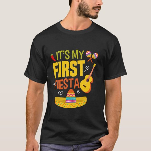 私の初めてのフィエスタ ファニー シンコ デ マヨ Tシャツ (正面)