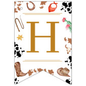 私の初めてのロデオカウボーイ1歳の誕生日おめでとう バンティングフラッグ (第2の旗)