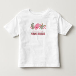私の初めてのロデオ トドラーTシャツ