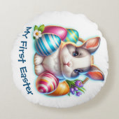 私の初めての少年のための復活祭 | ラウンドクッション (正面)