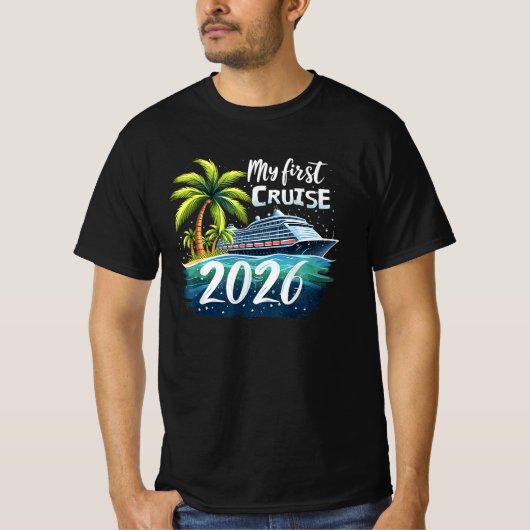 私の初クルーズ2026 Tシャツ (正面)