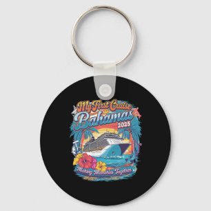 私の初クルーズ ハマス 2025 ファミリーバケーションTシャツ キーホルダー
