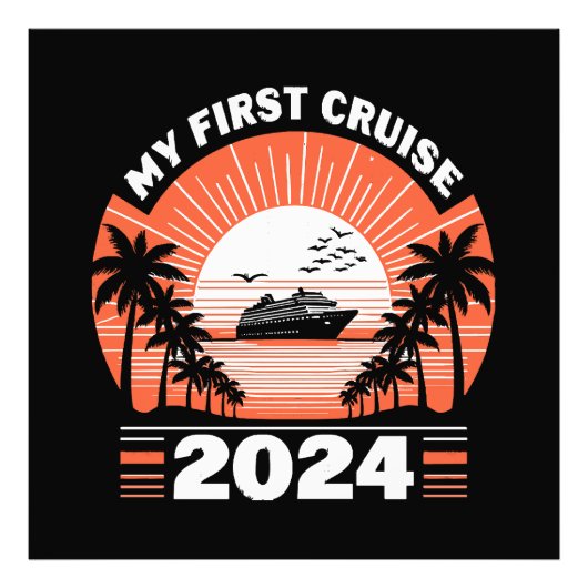 私の初クルーズ 2024 フォトプリント            (正面)