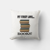 私の初恋の本 Books クッション (正面)