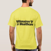 私の利益で踏まないで下さい Tシャツ (裏面)