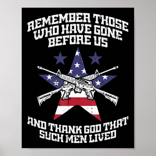 私の前に行った人々を覚えている ポスター (正面)