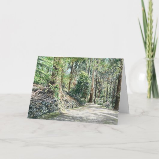 私の前の夏と… - サンキューカード (正面)