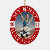 私の前半マラソン- 2011年 セラミックオーナメント (右)