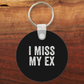 私の前恋しく思の別れ心の壊れた関係 キーホルダー (正面)