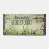 「私の創造性は高まる」モチベーション肯定 デスクマット (正面)