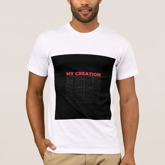 私の創造物 - 美意識Tシャツ Tシャツ (正面)