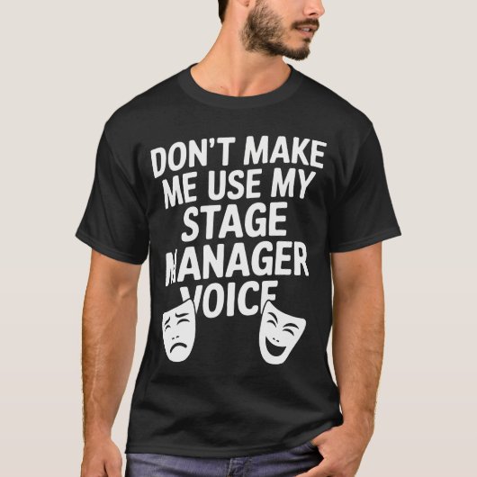 私の劇場の声を使わせないで ステージパフォーマー Tシャツ (正面)