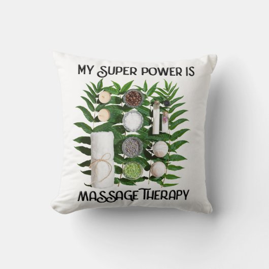 私の力すごいはマッサージセラピー枕 クッション (正面)