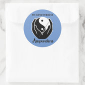 私の力すごいは鍼灸師 ラウンドシール (バッグ)