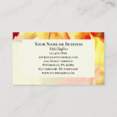 私の力ではなく、キリスト教の聖書の引用文 名刺 (裏面)