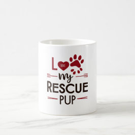 私の助け犬を愛する コーヒーマグカップ