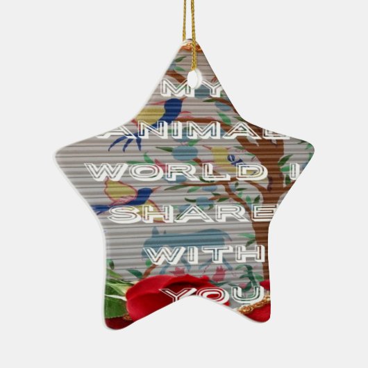 私の動物の世界バレンタイン.png セラミックオーナメント (右)