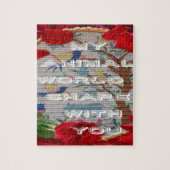 私の動物界：美しい木と鳥のデザイン ジグソーパズル (縦)