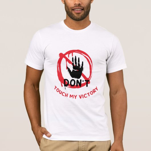 「私の勝利を惜しまないでくれ、活動家 Tシャツ (正面)