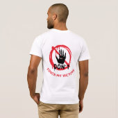 「私の勝利を惜しまないでくれ、活動家 Tシャツ (裏面フル)