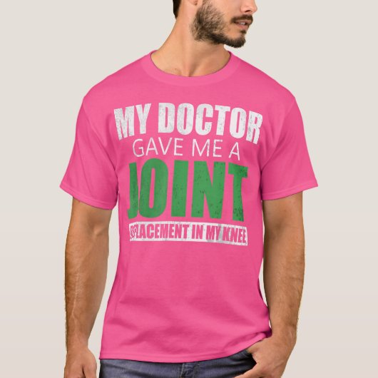私の医与え者は関節 – 膝の交おもしろい換 Tシャツ (正面)