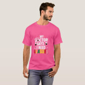 私の医者は眼鏡が必要だと言っている-------- Tシャツ (正面フル)