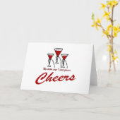 私の医者は私がおもしろいなガラスの応援を必要とすることを言います カード (黄色い花)