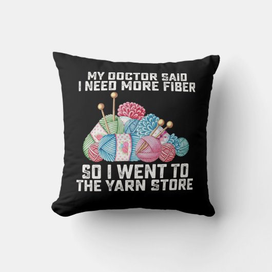 私の医者は私にもっと繊維が必要だと言ったので、私は行った クッション (正面)