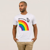 私の半分は右にいます Tシャツ (正面フル)