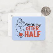 私の半額おもしろい可愛いバレンタインデー ノートカード (正面/裏面インサイチュ)