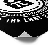 私の単語はPi Math Mathmatiの最後の8桁である ポスター (角)