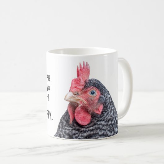 私の卵を盗み、-気難しい鶏食べました コーヒーマグカップ (正面右)